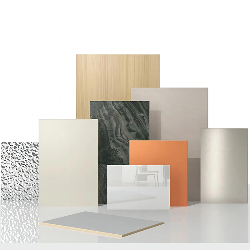 Bileog Criostail Charbóin PVC Éadroma Frith-Scratch Ard-Dlúis 5mm-8mm Tiubh le haghaidh Maisiú Seomra Folctha Óstán Tráchtála Painéal Balla Seasmhach B1 Grád Fireproof