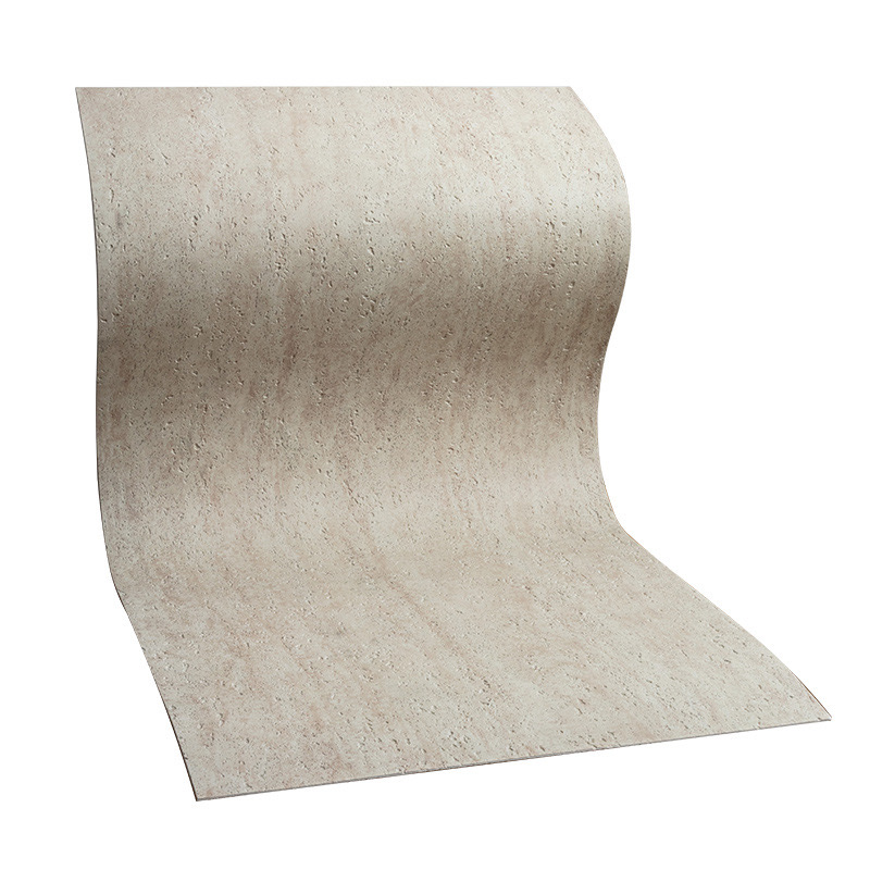Veneer Tíleanna Fireproof Faux Taobh istigh Bendable Cumhdach Balla Bog Travertine Painéil Balla Cloch Bog Solúbtha Saorga