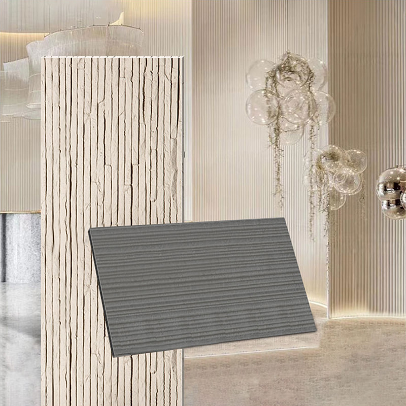 Dearadh Nua-Aimseartha Painéil Balla Éadroma Fireproof Ábhar Nua Cumhdach Cloch Bog Tíleanna MCM Solúbtha Clúdach Balla Cloch Líneach